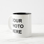 Ontwerp uw eigen, eigen, eigen, eigen Creëer, eige Tweekleurige Koffiemok (Voorkant links)