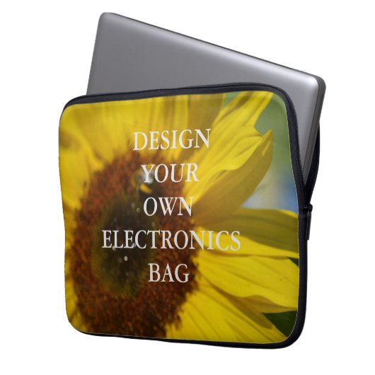Ontwerp uw eigen elektronica-tas laptop sleeve (Voorkant Links)