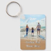 Ontwerp uw eigen familie Foto Sleutelhanger aangep (Voorkant)