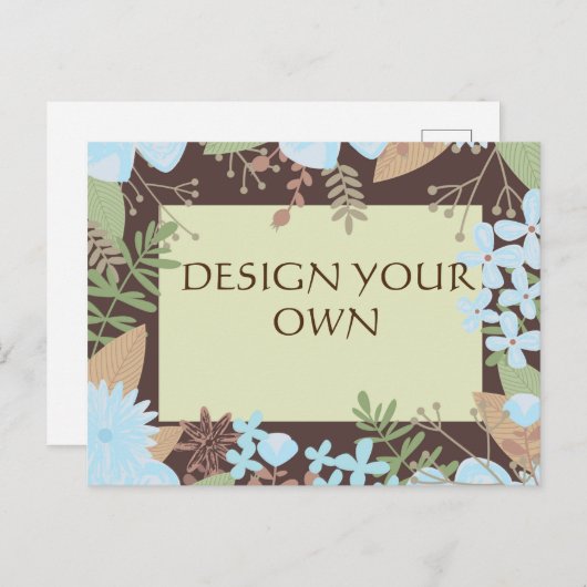 Ontwerp uw eigen feestdagenkaart (Voorkant / Achterkant)