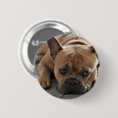 Ontwerp uw eigen foto met aangepaste foto ronde button 5,7 cm (Voorkant /achterkant)