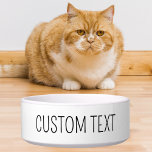 Ontwerp uw eigen Funny Dog Gift Pet Food Bowl Voerbakje<br><div class="desc">Ontwerp uw eigen Funny Dog Gift Pet Food Bowl Water</div>