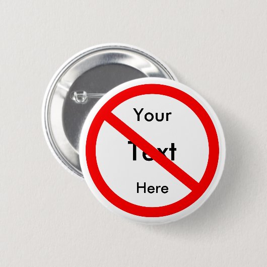 Ontwerp uw eigen GEEN Button (Voorkant /achterkant)