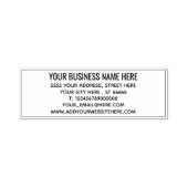 Ontwerp uw eigen gemaakte adres zelf-inkt stempel (Design)