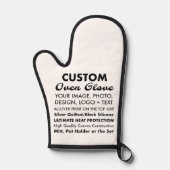 Ontwerp uw eigen gepersonaliseerde canvas ovenhand ovenwant (Voorkant)