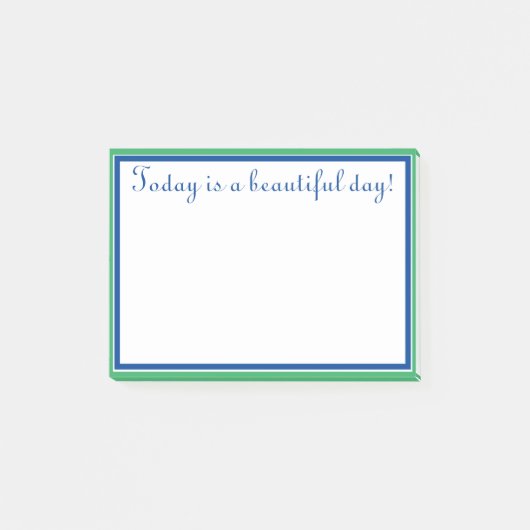 Ontwerp uw eigen gepersonaliseerde op maat gedrukt post-it® notes (Voorkant)