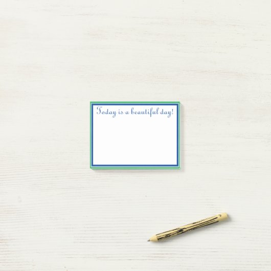 Ontwerp uw eigen gepersonaliseerde op maat gedrukt post-it® notes (Op bureau)