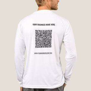 Ontwerp uw eigen gepersonaliseerde tekst QR code b Tri-Blend Shirt