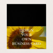 Ontwerp uw eigen gevouwen Visitekaartje (Buitenkant ongevouwen)