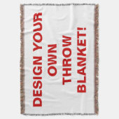 Ontwerp uw eigen, geweven rugzak deken (Voorkant Verticaal)