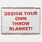 Ontwerp uw eigen, geweven rugzak deken (Voorkant)