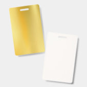 ontwerp uw eigen Gold-badge Badge (Front & Back)