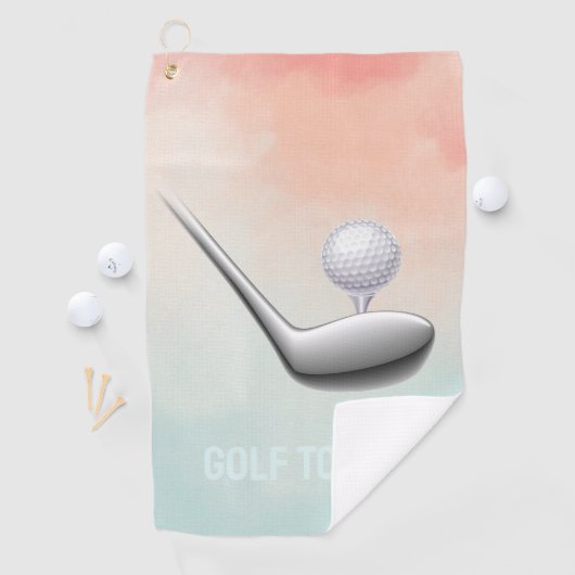 Ontwerp uw eigen Golfhanddoeken voor een winnend s Golfhanddoek (Insitu)