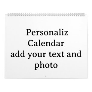 Ontwerp uw eigen grote aangepaste kalender