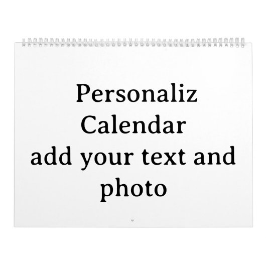Ontwerp uw eigen grote aangepaste kalender (Hoes)
