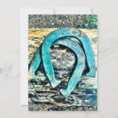 Ontwerp uw eigen Hoefijzers voor uitnodigingen voo (Achterkant)