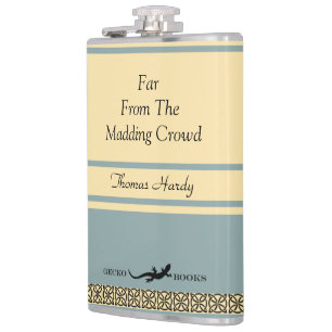 Ontwerp uw eigen Hoesje van het Retro Boek Heupfles