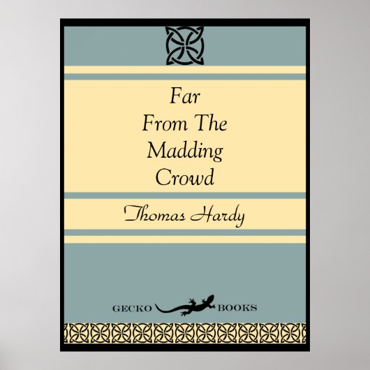 Ontwerp uw eigen Hoesje van het Retro Book Wall Ar Poster (Voorkant)