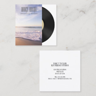 Ontwerp uw eigen Hoesje voor muziekalbum Vierkante Visitekaartje