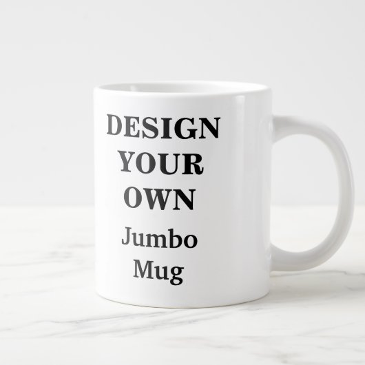 Ontwerp uw eigen Jumbo-Mok - Volledig Grote Koffiekop (Rechts)