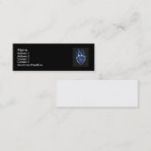 Ontwerp uw eigen kaart mini visitekaartje (Voorkant / Achterkant)