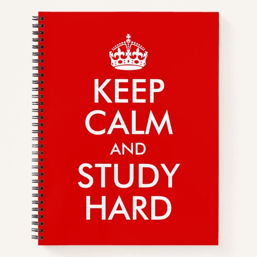 Ontwerp uw eigen kalm- en studieduur hard notitieboek (Voorkant)