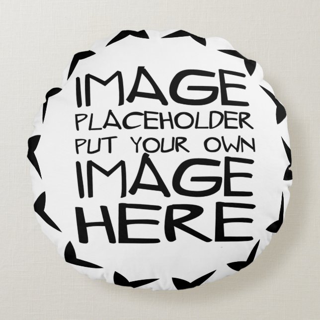 Ontwerp uw eigen katoenpiloot rond kussen (Voorkant)