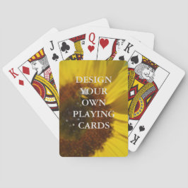 Ontwerp uw eigen klassieke afspeelkaarten pokerkaarten