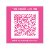 Ontwerp uw eigen kleur QR-code Zelfinktstempel Zelfinktende Stempel (Design)