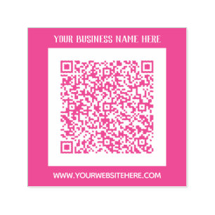 Ontwerp uw eigen kleur QR-code Zelfinktstempel Zelfinktende Stempel