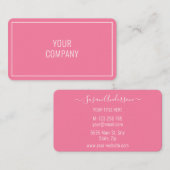 Ontwerp uw eigen kleurensjabloon voor visitekaartj visitekaartje (Voorkant / Achterkant)