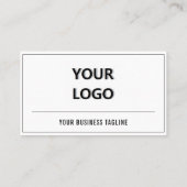 Ontwerp uw eigen kleurensjabloon voor visitekaartj visitekaartje (Achterkant)