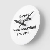 Ontwerp uw eigen klok! ronde klok (Hoek)