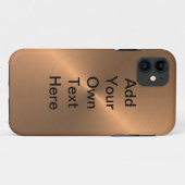 Ontwerp uw eigen koper Case-Mate iPhone case (Achterkant (horizontaal))