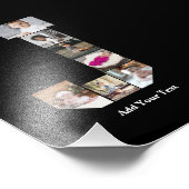 Ontwerp uw eigen letter J Photo Collage Poster (Hoek)