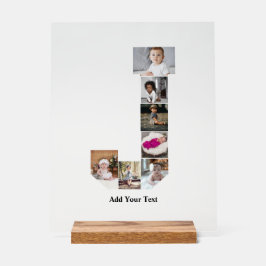 Ontwerp uw eigen letter J Photo Collage Poster