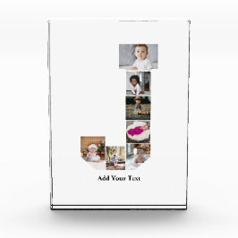 Ontwerp uw eigen letter J Photo Collage Poster Fotoblokken