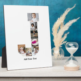 Ontwerp uw eigen letter J Photo Collage Poster Fotoplaat