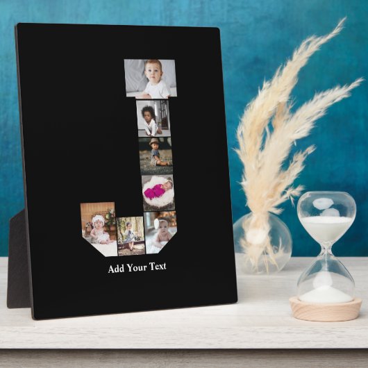 Ontwerp uw eigen letter J Photo Collage Poster Fotoplaat (Zijkant)