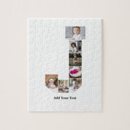 Ontwerp uw eigen letter J Photo Collage Poster Legpuzzel