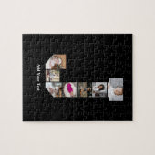 Ontwerp uw eigen letter J Photo Collage Poster Legpuzzel (Horizontaal)