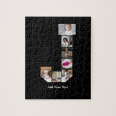 Ontwerp uw eigen letter J Photo Collage Poster Legpuzzel (Verticaal)