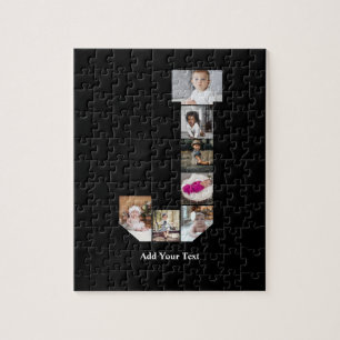 Ontwerp uw eigen letter J Photo Collage Poster Legpuzzel