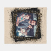 Ontwerp uw eigen Lijst foto van uw eigen luipaard Fleece Deken (Voorkant (Horizontaal))