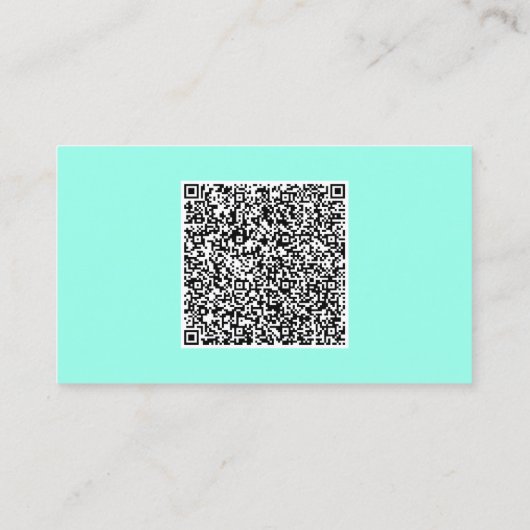 Ontwerp uw eigen Logo en QR Code Visitekaartje (Achterkant)