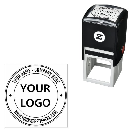 Ontwerp uw eigen Logo en tekst ronde stempel Sjabl (In situ)