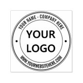 Ontwerp uw eigen Logo en tekst ronde stempel Sjabl (Design)