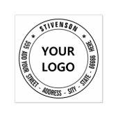 Ontwerp uw eigen Logo of foto adres ronde stempel (Design)