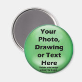 Ontwerp uw eigen magneet (Voorkant / Achterkant)