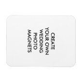 Ontwerp Uw Eigen Magneten van de Foto van het (Horizontaal)